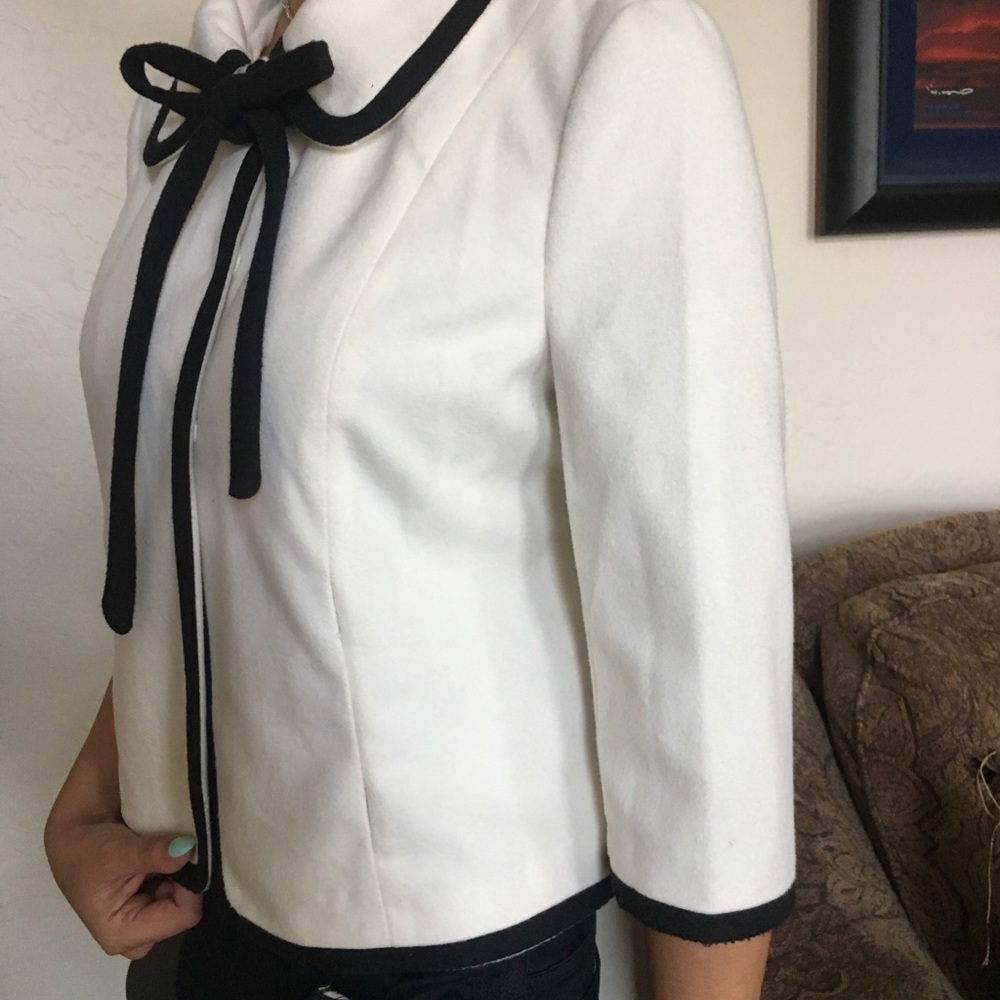 TULLE bow knot, warm Off White Jacket Ties S